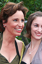 Ministerin Christine Hadertauer mit Tochter (Foto: Martin Schmitz)